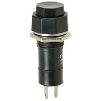SPST Hex Push Button Switch Click On/Click Off 3A 125V